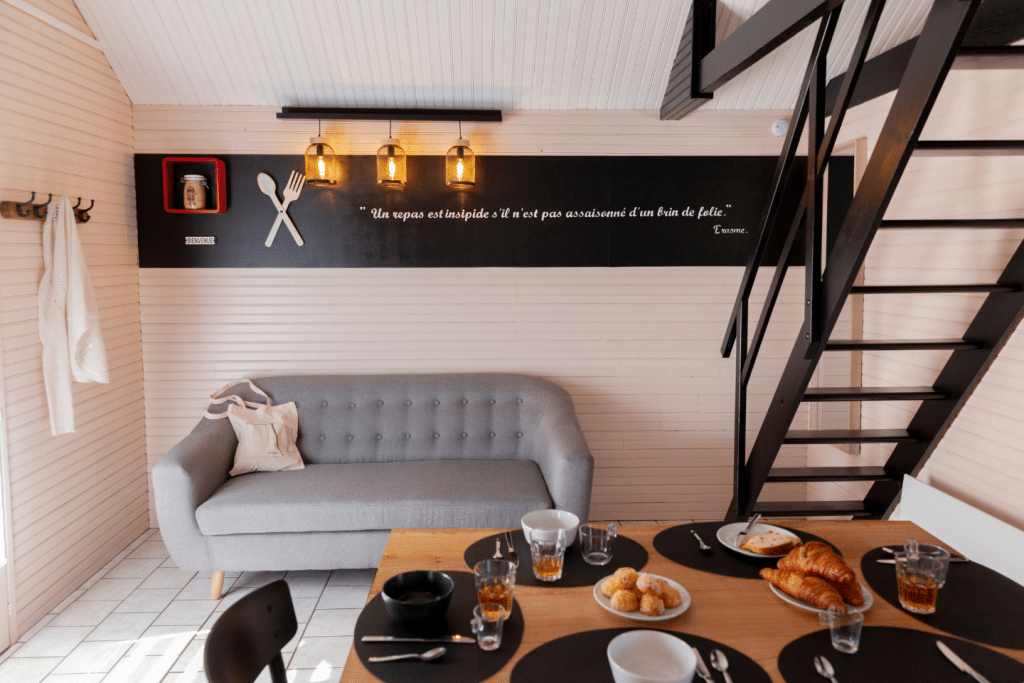 salon chalet 6pers luxury
